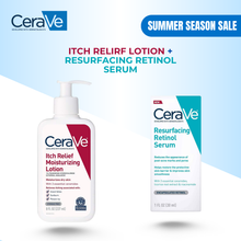 Load image into Gallery viewer, Itch Relief Moisturizing Lotion + Resurfacing Retinol Serum