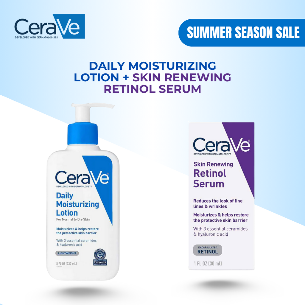 Daily Moisturizing Lotion + Skin Renewing Retinol Serum