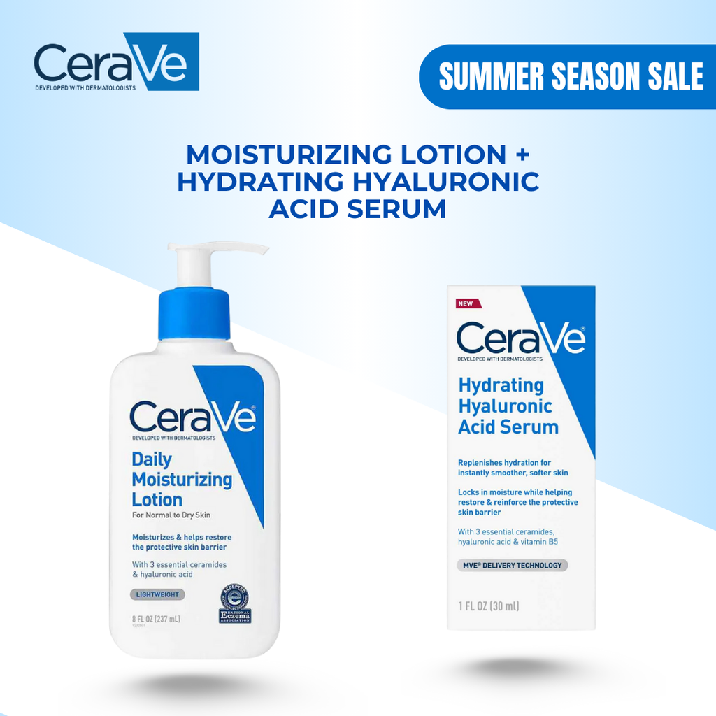 Daily Moisturizing Lotion + Hydrating Hyaluronic Acid Serum