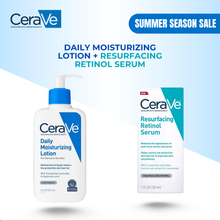 Load image into Gallery viewer, Daily Moisturizing Lotion + Resurfacing Retinol Serum