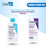 SA Lotion for Rough & Bumpy Skin + Skin Renewing Retinol Serum