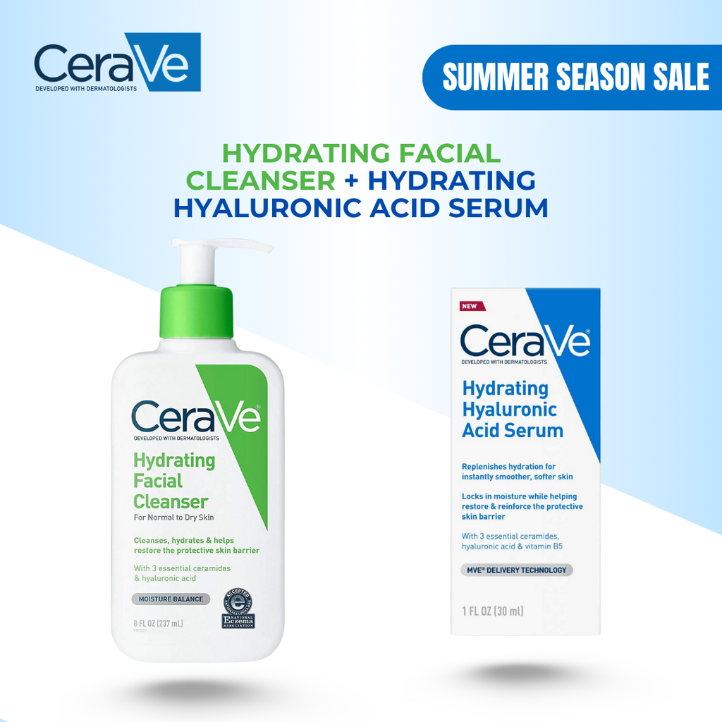 Hydrating Facial Cleanser + Hydrating Hyaluronic Acid Serum