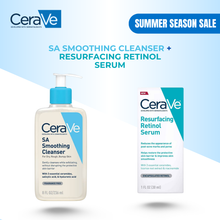 Load image into Gallery viewer, SA Smoothing Cleanser + Resurfacing Retinol Serum