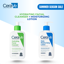 Load image into Gallery viewer, Hydrating Facial Cleanser + Daily Moisturizing Lotion